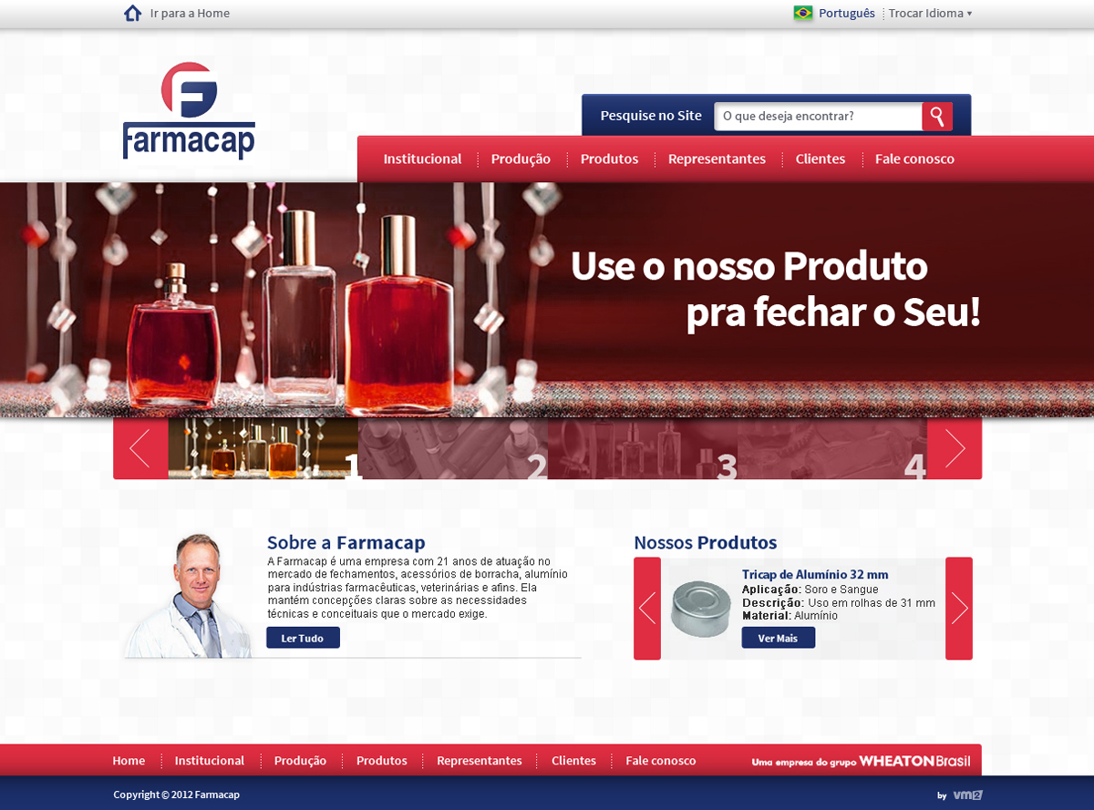 Site Farmacap por Cah Felix